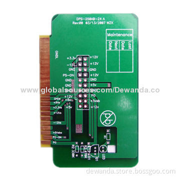 Double-sided FR-4 PCBs with gold plating